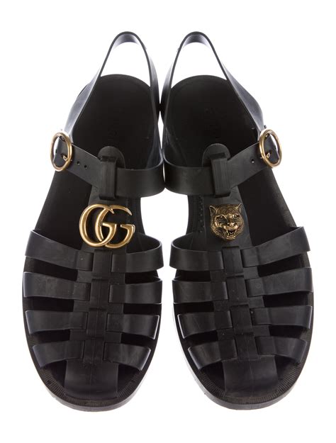 gucci rubber sandel wide shoe review|gucci closed toe sandals.